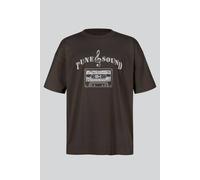 Enorsia Men's Brown Oversized Heavy Weight T-Shirt | Size: Large Enorsia Brown L