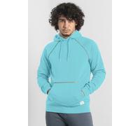 ENORSIA Men's Brushed Fleece Raglan Hoodie - S - Blue - 75% Cotton, 25% Polyester