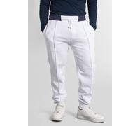 Enorsia Men's Brushed Terry Jogger With Cut & Sew Waistband in White | Size: 2XL Enorsia White 2XL
