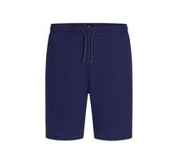 Enorsia Mens Classic Cotton Jersey Shorts with Soft Stretch Fabric Elastic Waist with Adjustable Drawstring Casual Mens Shorts for Summer (S, Navy)