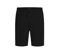 Enorsia Mens Classic Cotton Jersey Shorts with Soft Stretch Fabric Elastic Waist with Adjustable Drawstring Casual Mens Shorts for Summer (M, Black)