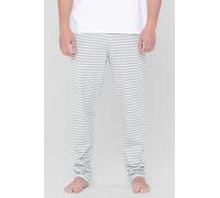 Enorsia Men's Cotton Check Print Pyjamas in Blue | Size: Medium Enorsia Blue M