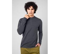 Enorsia Men's Crew Neck Henley T-Shirt in Black | Size: Medium Enorsia Black M