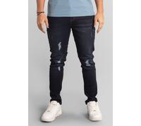 Enorsia Men's Distressed Indigo Skinny Fit Jeans | Size: 40 Enorsia Indigo 40