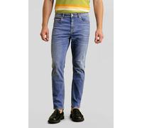 ENORSIA Mens Essential Super Stretch Regular Fit Jeans - 36 - Light Blue - 79% Cotton,18.8% Polyester, 2.2% Elastane