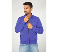 Enorsia Men's Funnel Neck Zip Through Sweatshirt in Blue | Size: Medium Enorsia Blue M