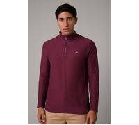Enorsia Men's Half Zip Funnel Neck Sweatshirt in Red | Size: Medium Enorsia Red M