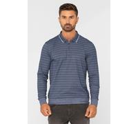 Enorsia Men's Half Zip Long Sleeve Polo Shirt in Navy | Size: Small Enorsia Navy S