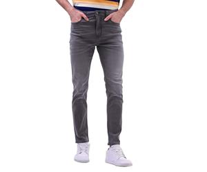 Enorsia Mens Light Grey Ultimate Comfort Super Stretch Jeans - Modern Slim Fit, 5-Pocket Design, Soft Stretch Fabric, Smart-Casual Style for Day-to-Night Wear (UK, Numeric, 32, Regular, Regular, Grey)