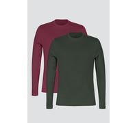Enorsia Men's Long Sleeve Cotton T-Shirt 2 Pack | Size: Large Enorsia Multicolor L