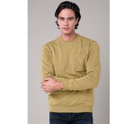 Enorsia Men's Long Sleeve Front Pocket SweatShirt in Tan | Size: Large Enorsia Tan L