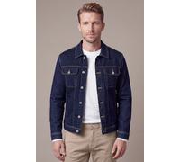 Enorsia Men's Long Sleeve Raw Denim Jacket in Dark Navy | Size: Small Enorsia Dark Navy S