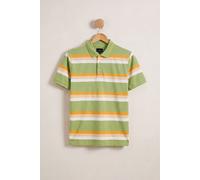 Enorsia Men's Men's Green Stripe Polo Shirt | Size: Small Enorsia Green S