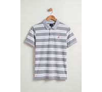 Enorsia Men's Men's Grey Stripe Polo Shirt | Size: Medium Enorsia Grey M