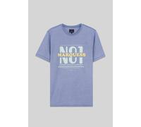 Enorsia Men's Mens Indigo Wash Graphic T-Shirt in Light Blue | Size: Large Enorsia Light Blue L