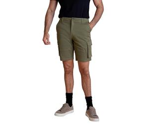 Enorsia Mens Multi-Pocket Cotton Shorts Mens Cargo Shorts with Regular Fit Olive Colour (34, Olive)
