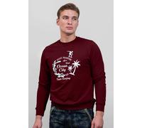 Enorsia Men's Paradise Surf Sweatshirt in Red | Size: Small Enorsia Red S