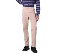 Enorsia Mens Regular Fit Coloured Denim Jeans - Classic Five-Pocket Styling with Supper Soft Cotton (Cream, 30)