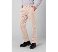 Enorsia Men's Regular Fit Twill Chinos in Pink | Size: 32 Enorsia Pink 32