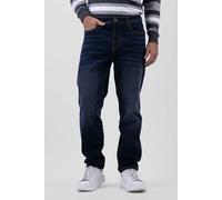 ENORSIA Mens Relaxed Straight Fit Jeans - 38 - Navy - 80.3% Cotton,18.7% Polyester, 1% Spandex