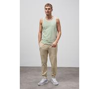 Enorsia Men's Ribbed Hem Terry Jogger in Cream | Size: 2XL Enorsia Cream 2XL