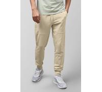 Enorsia Men's Ribbed Hem Terry Jogger in Cream | Size: Medium Enorsia Cream M