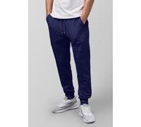 Enorsia Men's Ribbed Hem Terry Jogger in Navy | Size: Medium Enorsia Navy M