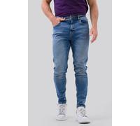 ENORSIA Men's Slim Fit Jeans - 30 - Mid Blue - 98.5% Cotton 1.5% Spandex