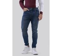 ENORSIA Men's Slim Fit Jeans - 34 - Deep Blue - 98.5% Cotton 1.5% Spandex