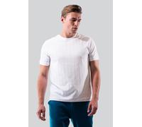 Enorsia Men's Soft Cotton Design Rib T-shirt in White | Size: 2XL Enorsia White 2XL