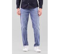 Enorsia Men's Straight Leg Jeans - Classic Fit Denim in Light Blue | Size: 30 Enorsia Light Blue 30