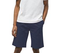 Enorsia Mens Straight Leg Short Chino Shorts with Cotton Twill Fabric, Five Pockets, Zip Fly and Belt Loops (Navy, 34)