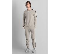 Enorsia Men's Stretch Jersey Long Sleeve Tee & Jogger Set in Beige | Size: 2XL Enorsia Beige 2XL