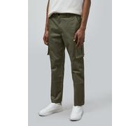 Enorsia Men's Utility Cargo Long Trousers in Olive | Size: 34 Enorsia Olive 34