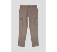 Enorsia Men's Utility Cargo Seam Trousers in Beige | Size: 32 Enorsia Beige 32