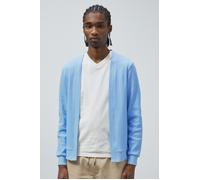 Enorsia Men's Waffle Cardigan Tee in Blue | Size: Medium Enorsia Blue M