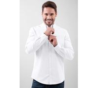 Enorsia Men's White Button Down Collar Long Sleeves Shirt | Size: Small Enorsia White S
