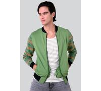 Enorsia Men's Zip Through Christmas Jacket in Green | Size: Small Enorsia Green S