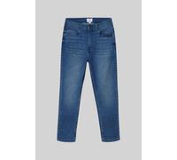 ENORSIA Mid Waist Ankle Length Jeans - 16 - 80.3% Cotton, 18.7% Poly, 1% Spandex - Deep Blue