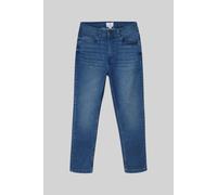 ENORSIA Mid Waist Ankle Length Jeans - 8 - 80.3% Cotton, 18.7% Poly, 1% Spandex - Deep Blue
