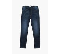 ENORSIA Mid Waist Skinny Jeans - 14 - 70% Cotton, 25% Poly, 2.8% Viscose, 2.2% Spandex - Deep Blue
