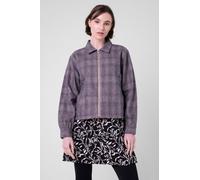 ENORSIA Multicoloured Yarn Dyed Check Cropped Jacket - 16 - Multicoloured - 100% Cotton