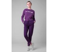 Enorsia Nap Queen Printed Nightwear Set In Purple Purple