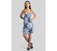 Enorsia Pleated Detail Double Strap Cami Nightwear In Blue Blue