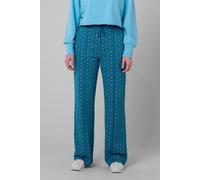 Enorsia Pleated Wide Leg Trouser In Blue Blue