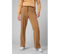 Enorsia Pleated Wide Leg Trouser In Brown Brown