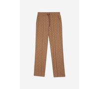 Enorsia Pleated Wide Leg Trouser In Brown Brown