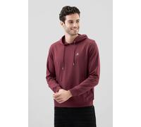 ENORSIA Premium Pull Over Hoodie With Signature Logo - M - Red - 100% Cotton Terry