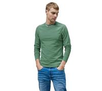 Enorsia Raglan with Side Panel Rib T-Shirt, The Long Sleeves Elevated Tee with Crew Neck - Green, M