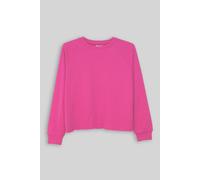 Enorsia Raw Edge Sweatshirt In Pink Pink